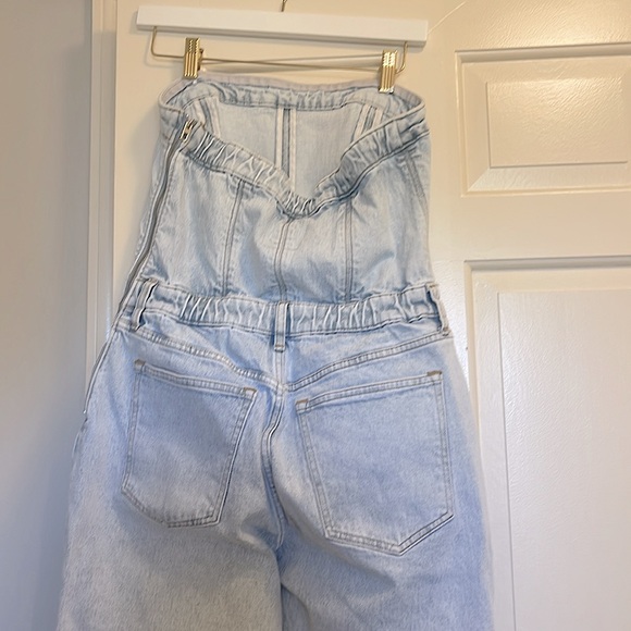 Abercrombie & Fitch • Strapless Denim Jumpsuit (L) *NWT* - Picture 10 of 11